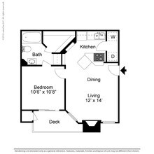 1 Bedroom - A1 9225 floor plan